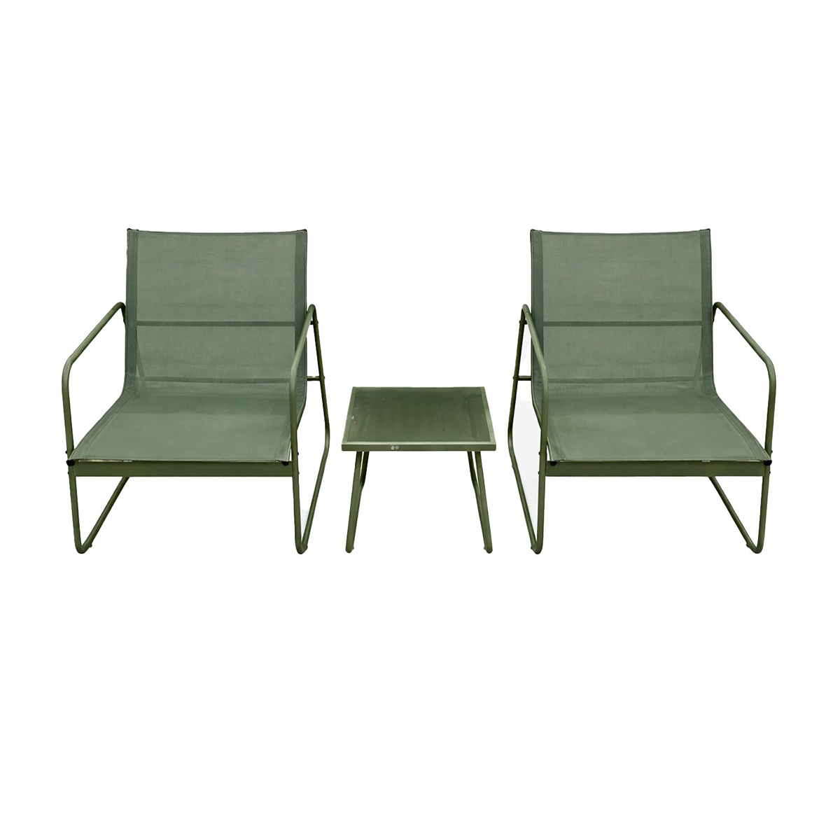 Ortiz Lounge Set, S/3 Grön