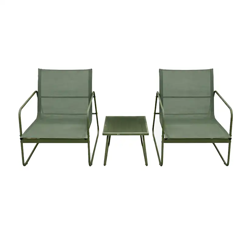 Ortiz Lounge Set, S/3 Grön