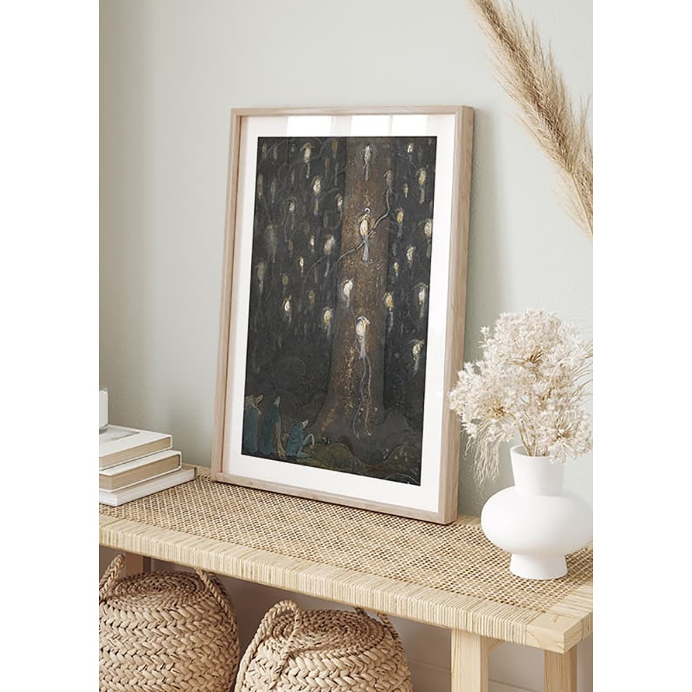 Poster Gallerix Fågelsången av John Bauer