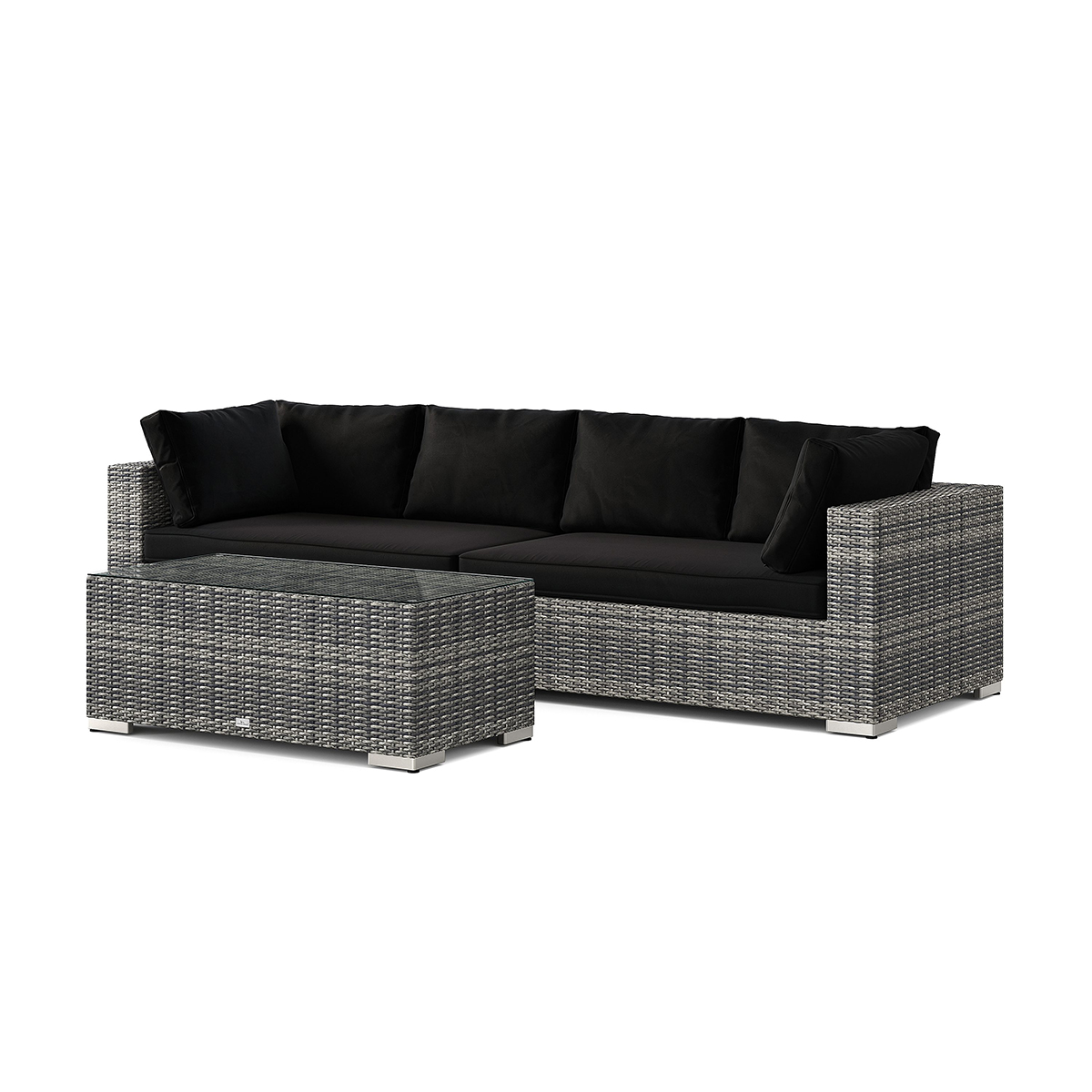 Loungegrupp Comfort Garden Bahamas utesoffa 4-sits med bord