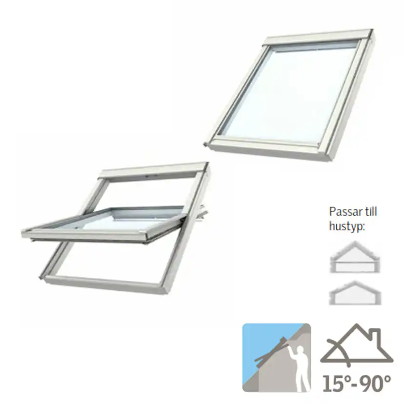 Takfönster Velux Pivåhängt Paket Solo 7