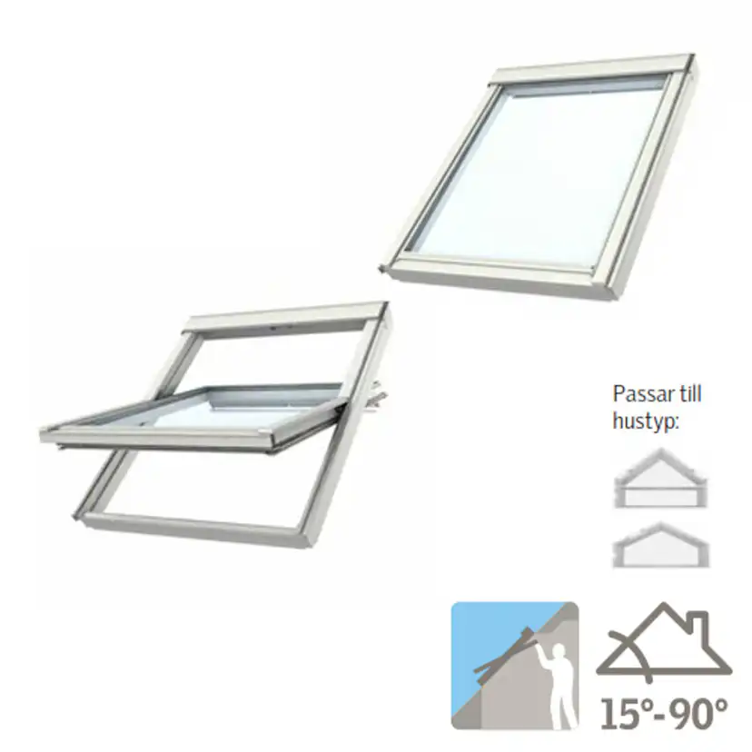 Takfönster Velux Pivåhängt Paket Solo 7