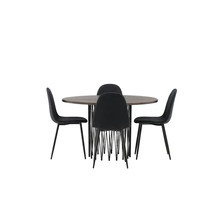 Matgrupp furniture/fashion Stone med 4 Polar Stolar