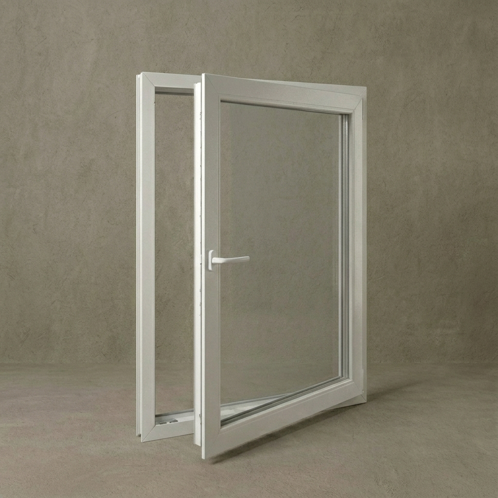 Sidohängt/Tilt Fönster Sveafönster Konstant PVC 3-glas