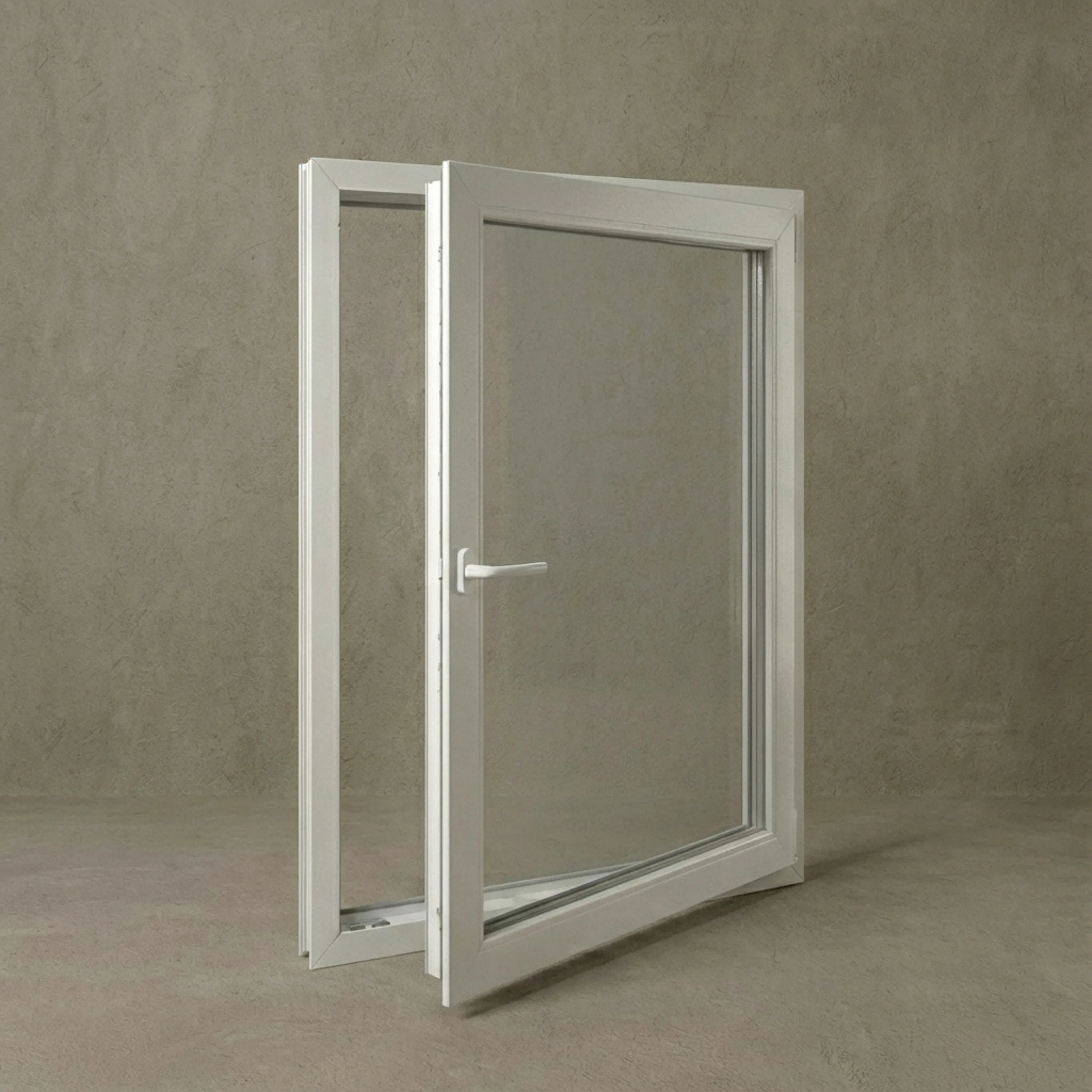 Sidohängt/Tilt Fönster Sveafönster Konstant PVC 3-glas