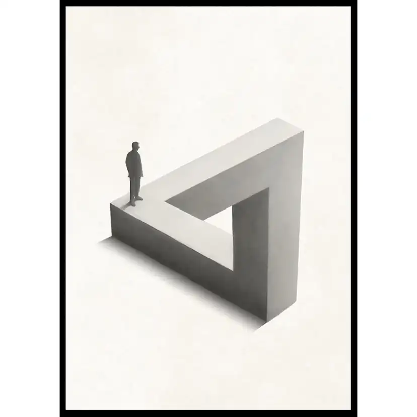 Poster Gallerix Penrose Triangle