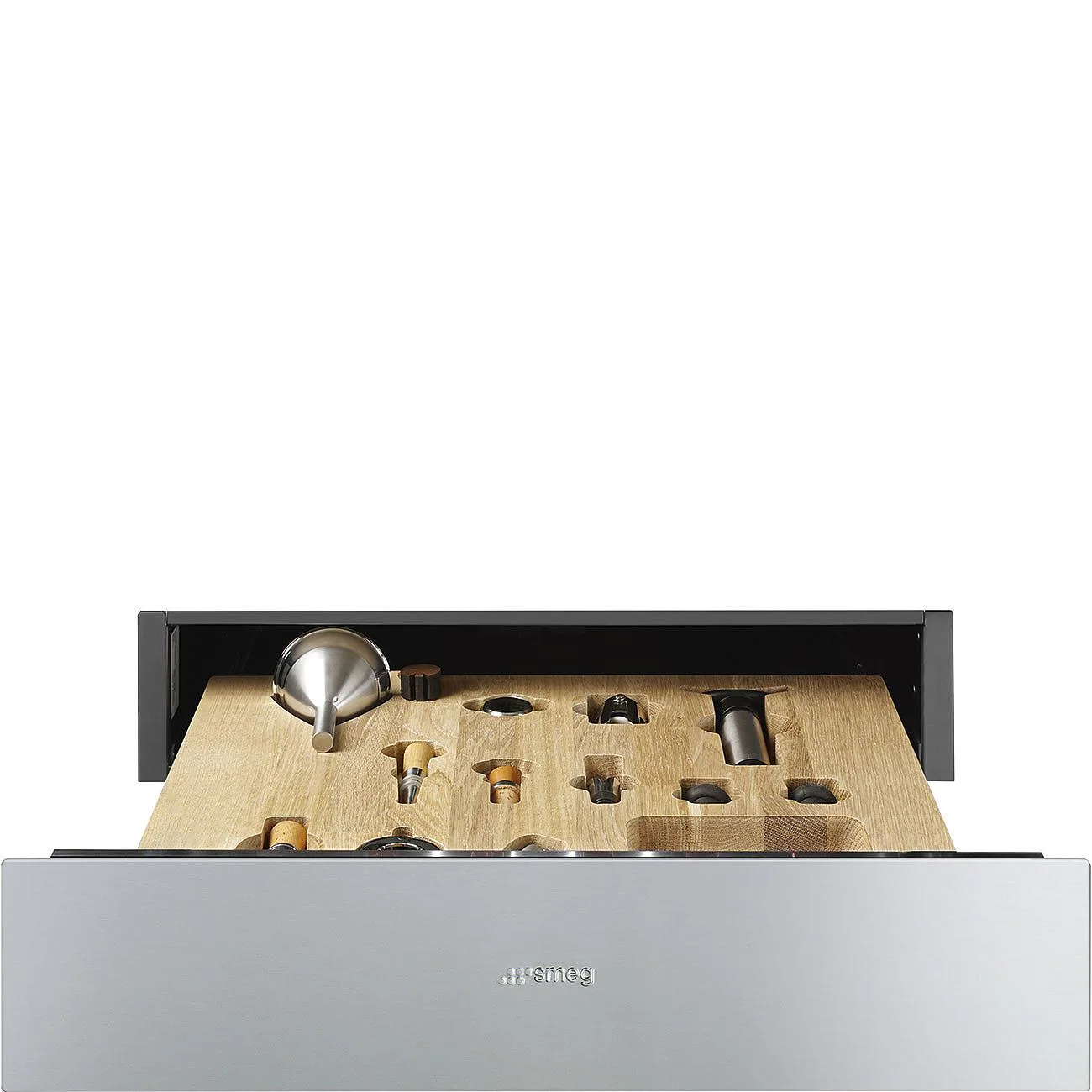 Inbyggnadslåda Smeg Classic CPS315X Förvaring Sommelierkit