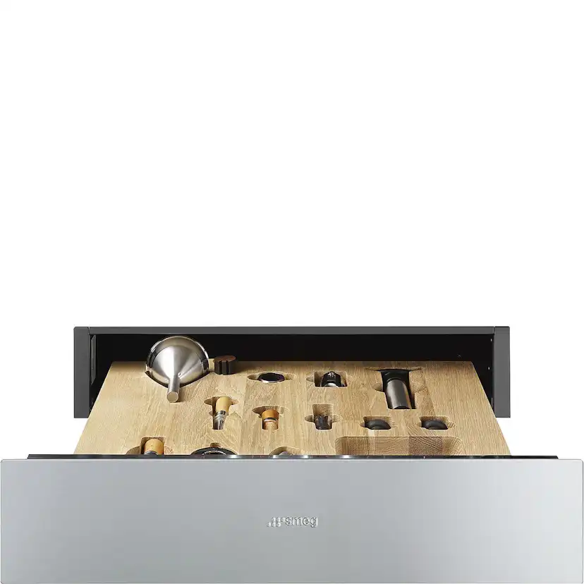 Inbyggnadslåda Smeg Classic CPS315X Förvaring Sommelierkit