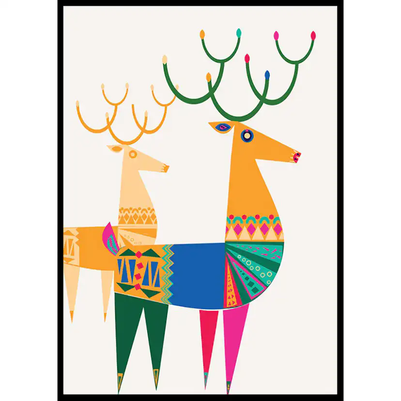 Poster Gallerix Picasso Christmas Deers