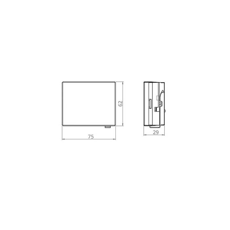 Elanslut Flyttbar Zip 230V Vit