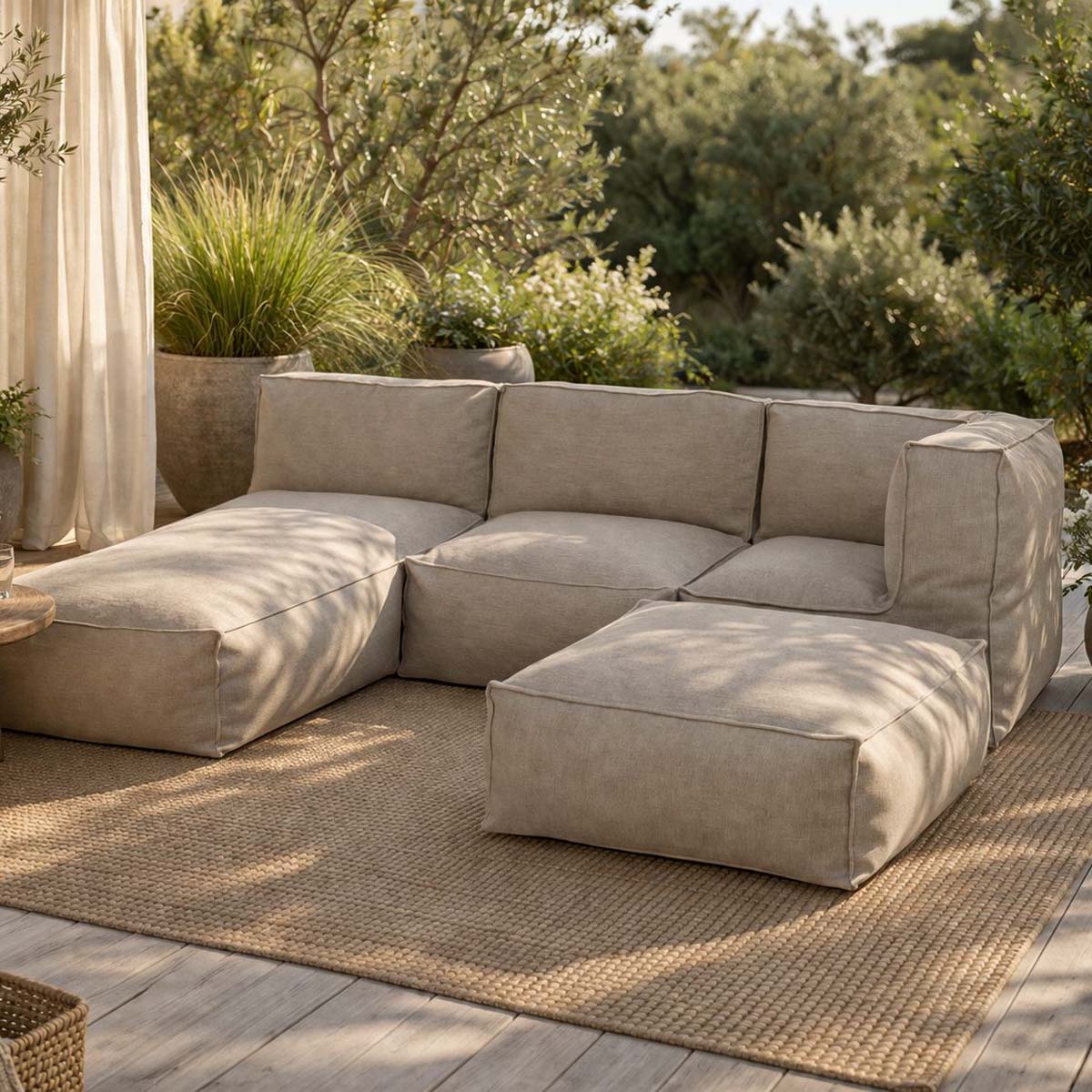 Sittpall Jabo Visby Olefin 95x95x35cm
