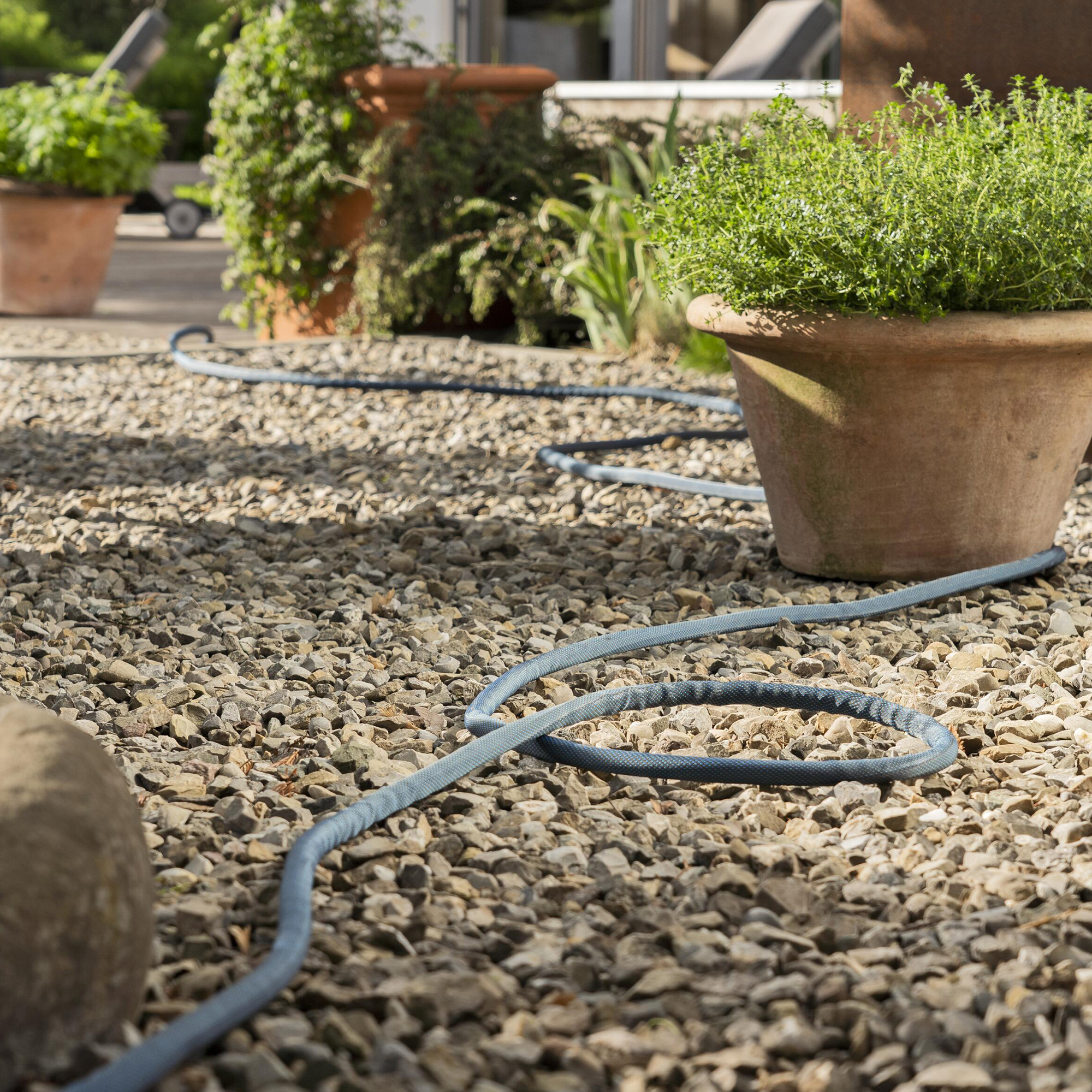 Textilslang Liano™ Xtreme 20 m Set med strålmunstycke