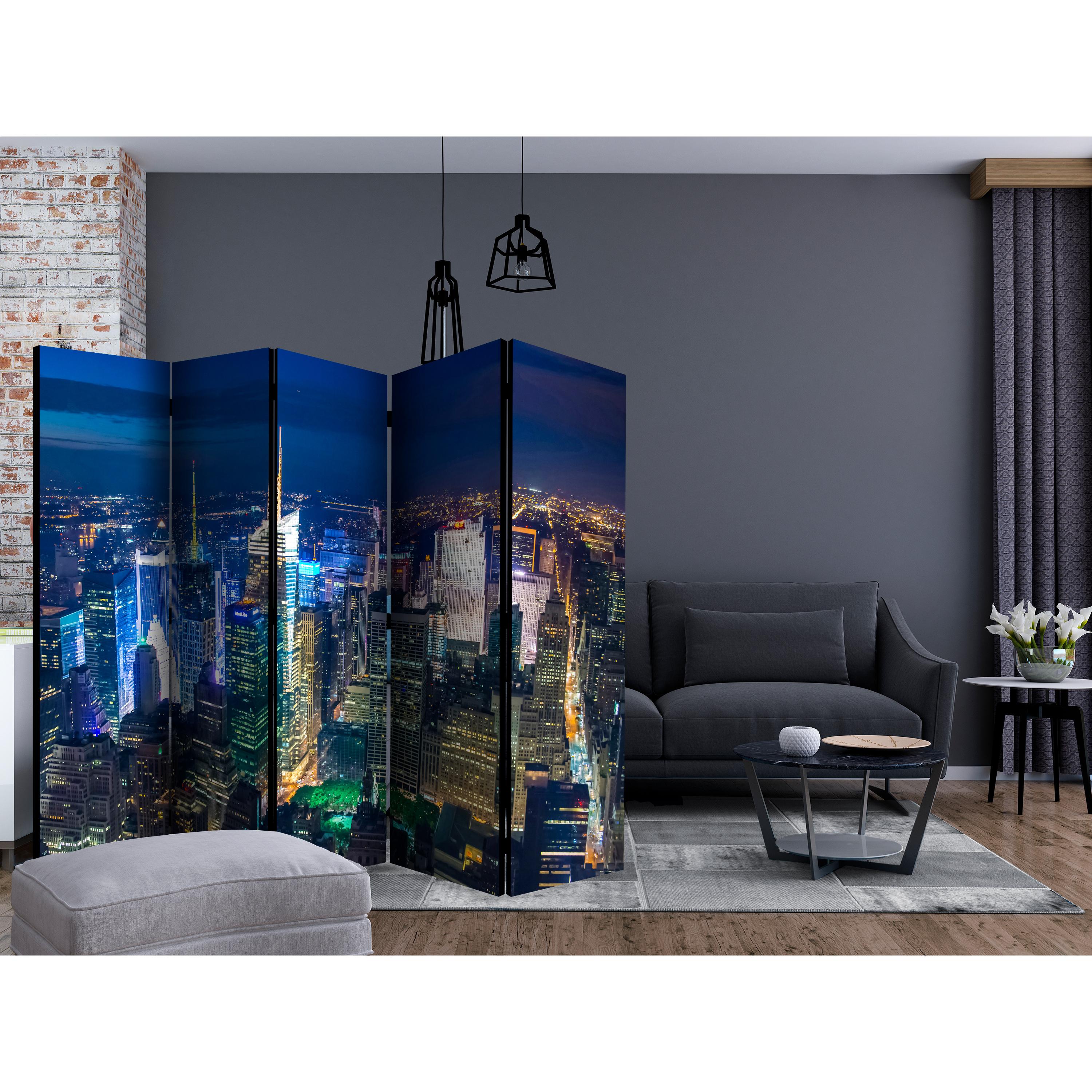 Rumsavdelare Arkiio Manhattan Night II 225x172 cm