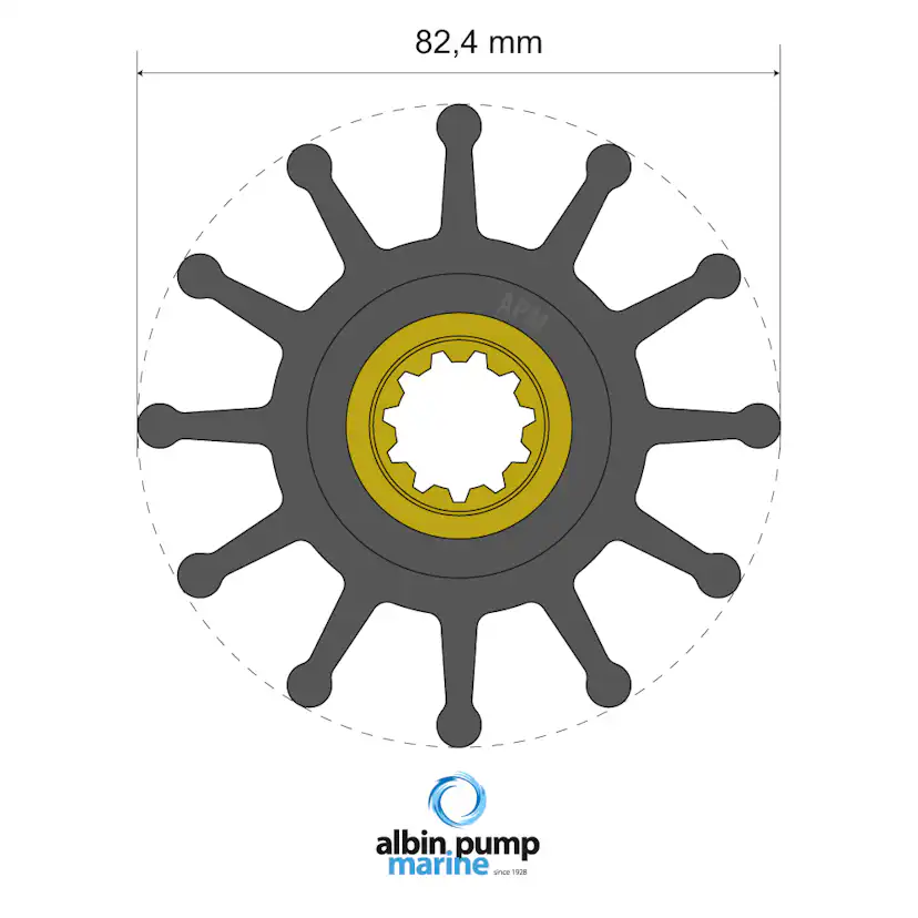 Impeller Albin Group Marine Premium 06-02-026