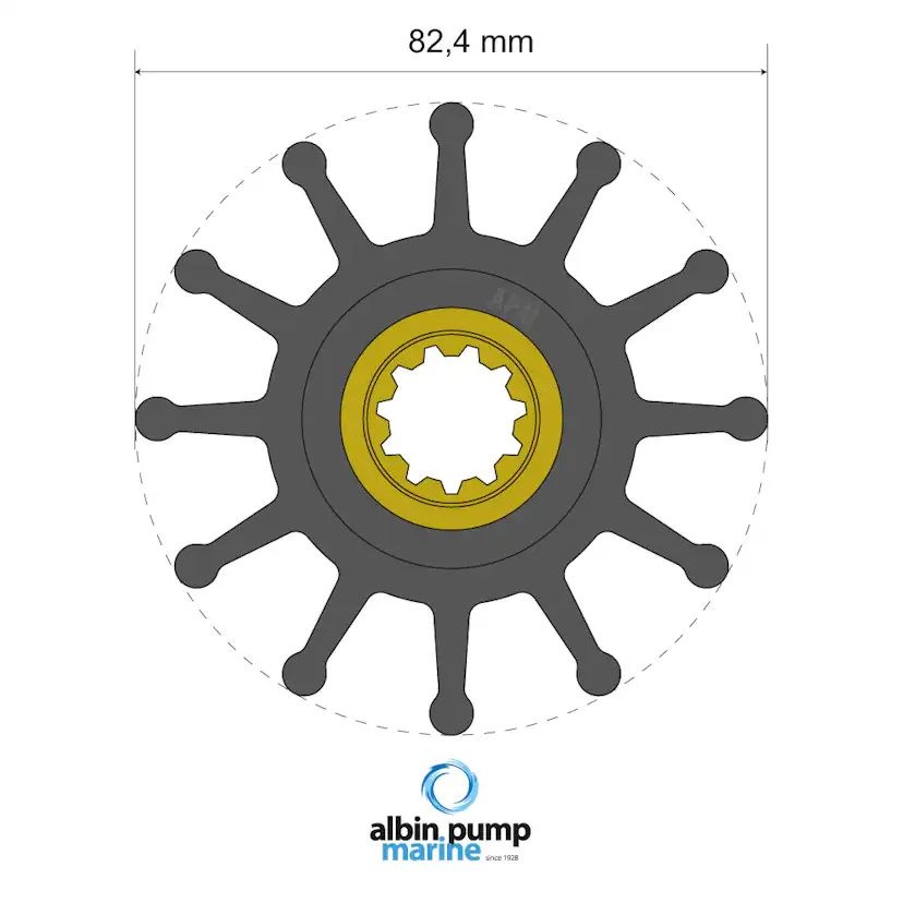 Impeller Albin Group Marine Premium 06-02-026
