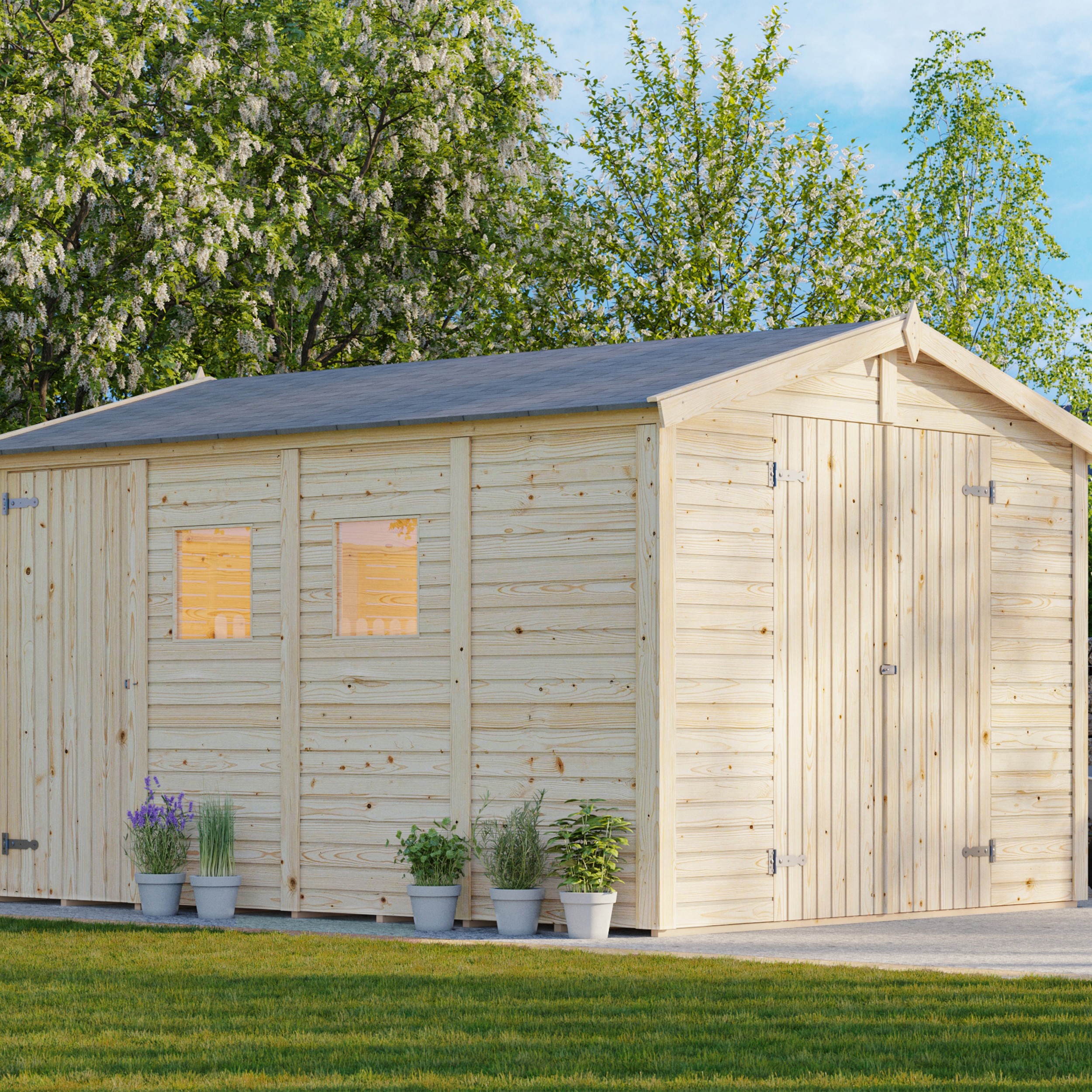 Förråd Palmako Dan 10,0 m2