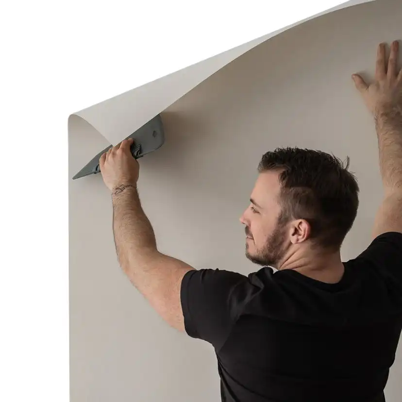 Renoveringstapet Duro Easy Cover Select EasyUp Väggtäckare Vit