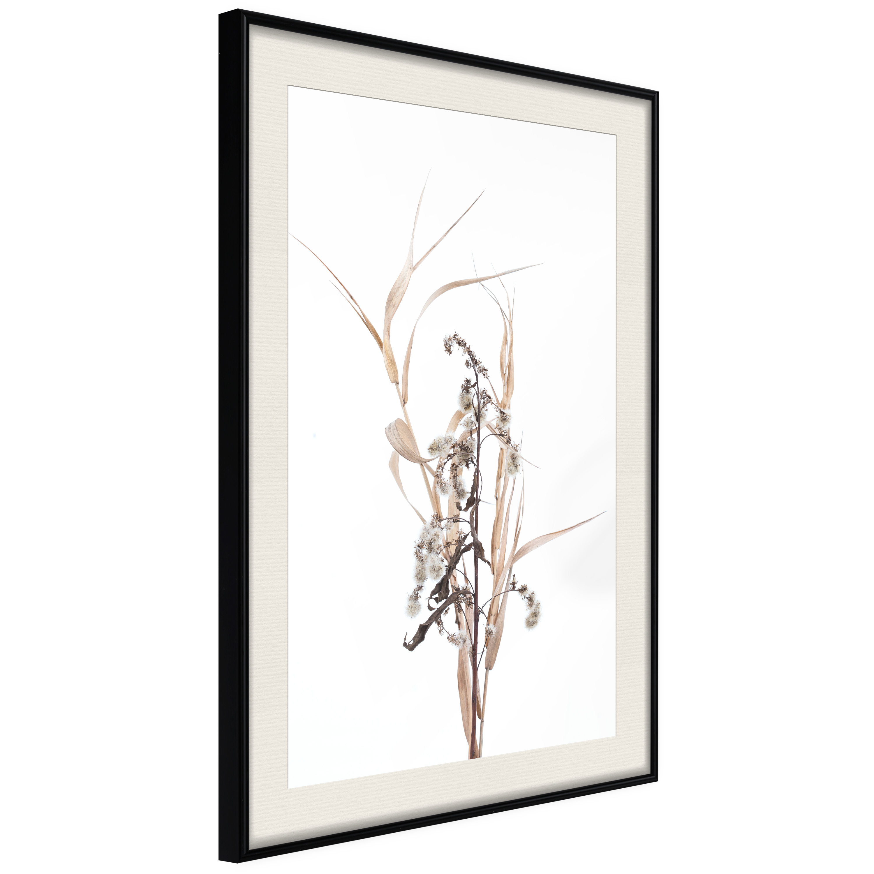 Affisch - Composition of Herbs [Poster] 40x60 Svart ram med passepartout, 40x60 cm