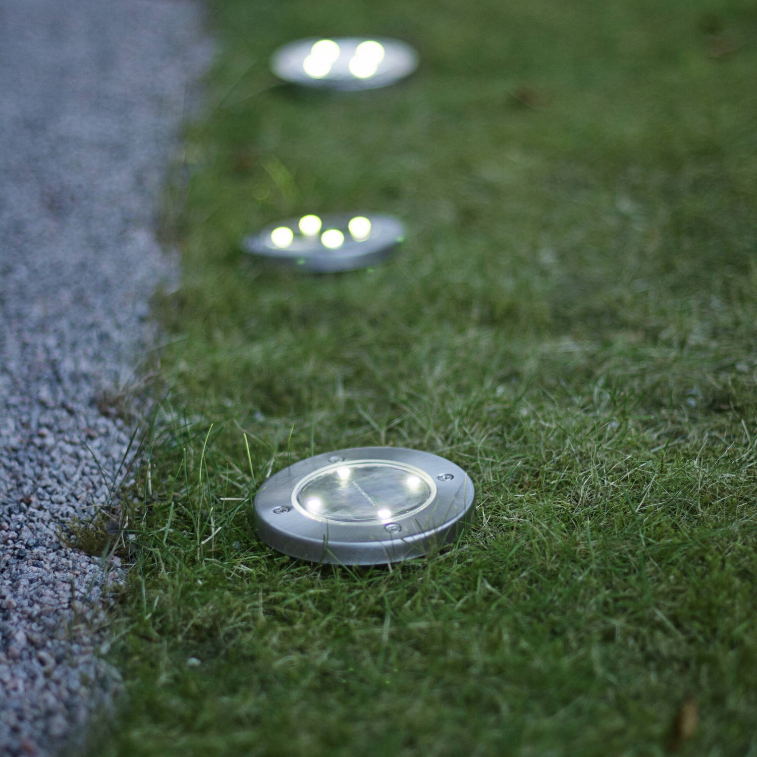 Solcellslampa Star Trading Lawnlight LED Utebelysning 3-pack