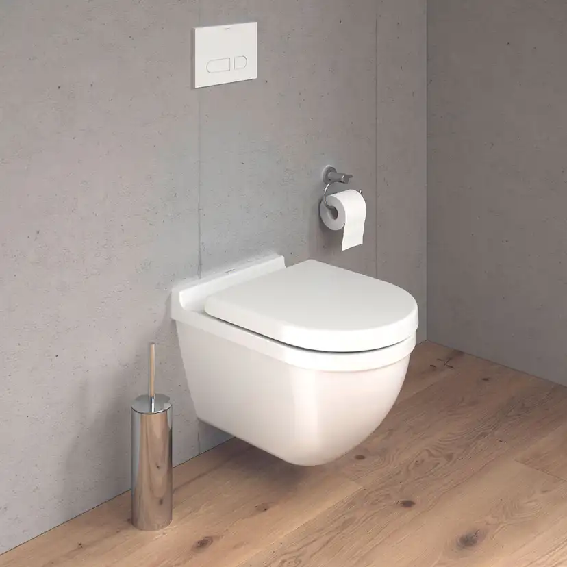Vägghängd Toalettstol Duravit Starck 3 222509 utan Toalettsits