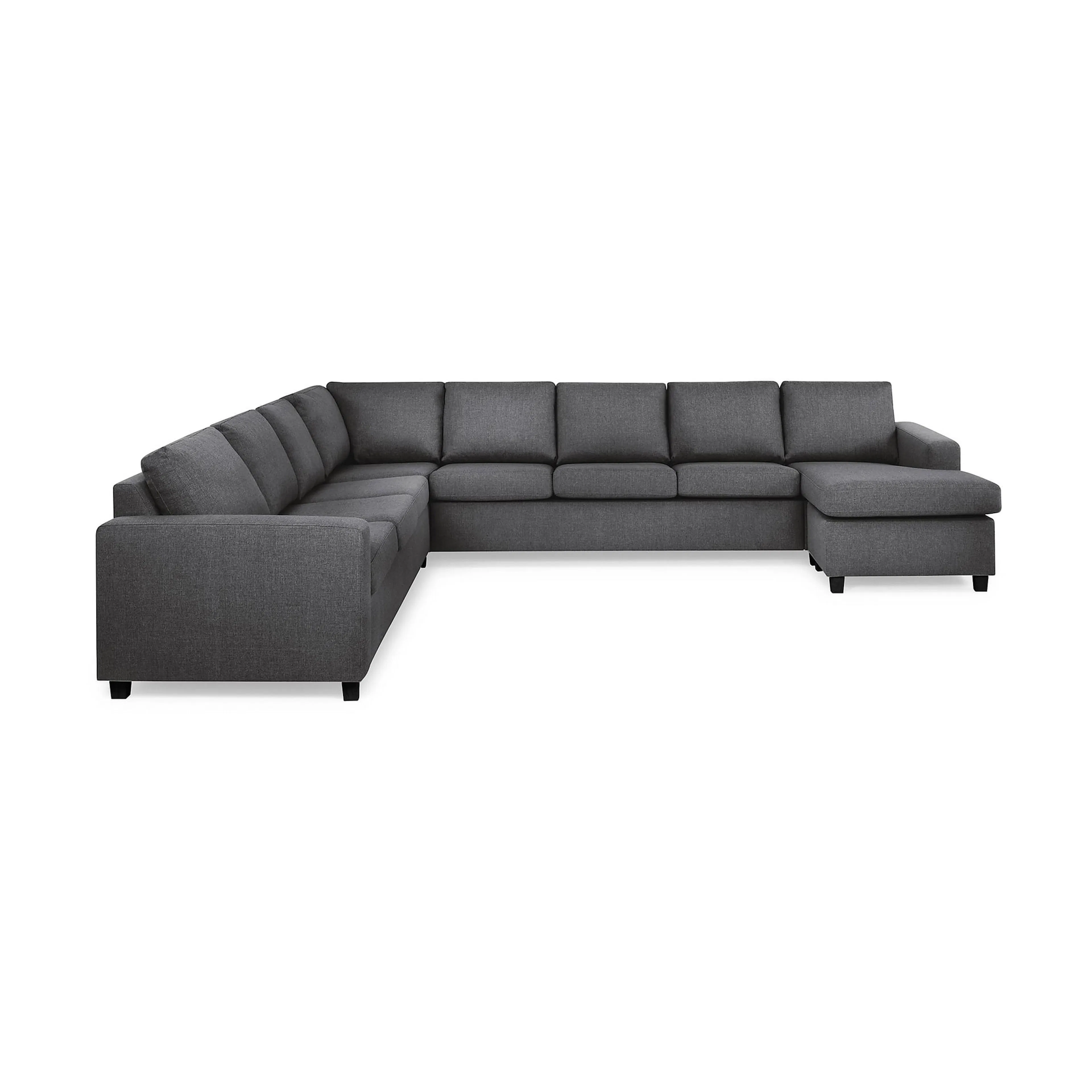7-sitssoffa Basic Home Crazy U-formad Vändbar med Divan XXL 345 cm