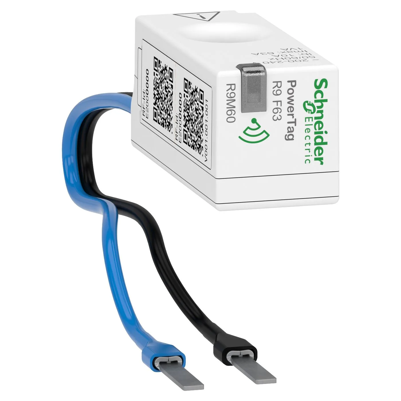 Energimätare Schneider Electric PowerTag Resi9 Flex ZigBee 1-pol + N, 63A för alla Dvärg/minibrytare Flexibel Anslutning