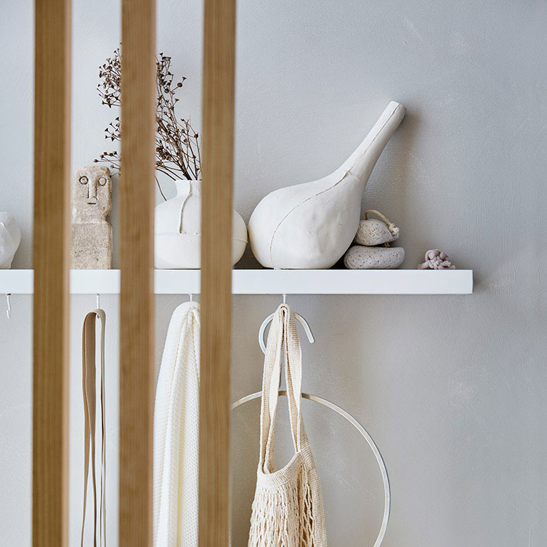 Allhylla Ballingslöv 120 Rak Målad vit B: 120 cm, Vit