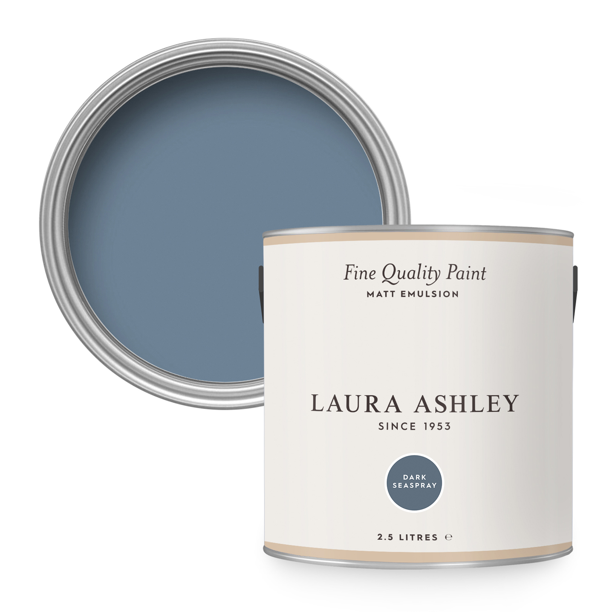 Laura Ashley Dark Seaspray Blå 2,5 liter Dark Seaspray