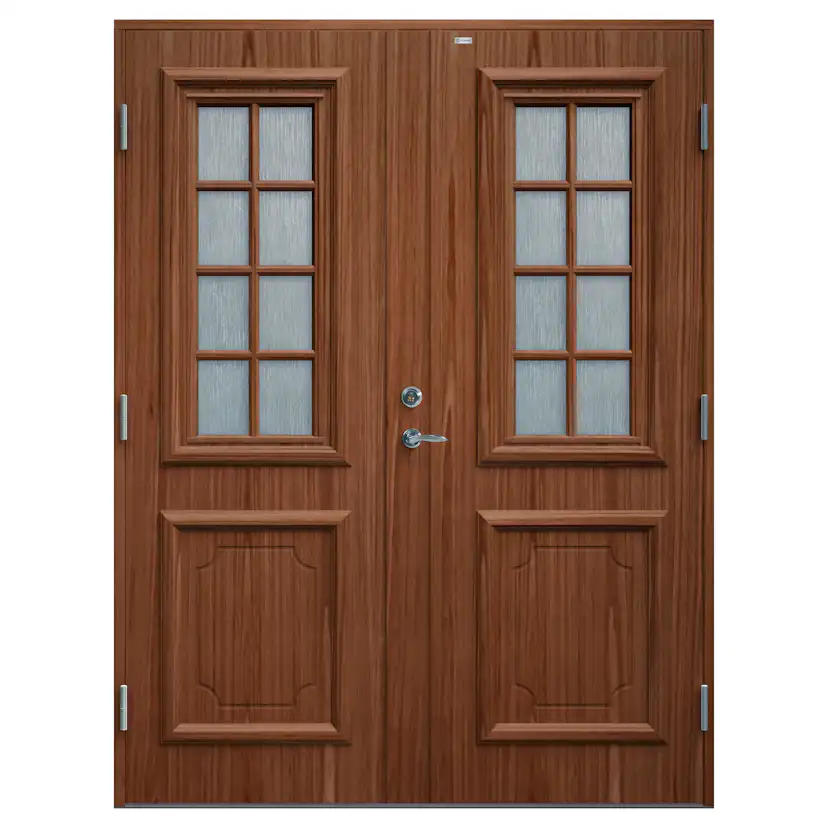 Parytterdörr Diplomat Svea Teak Glas
