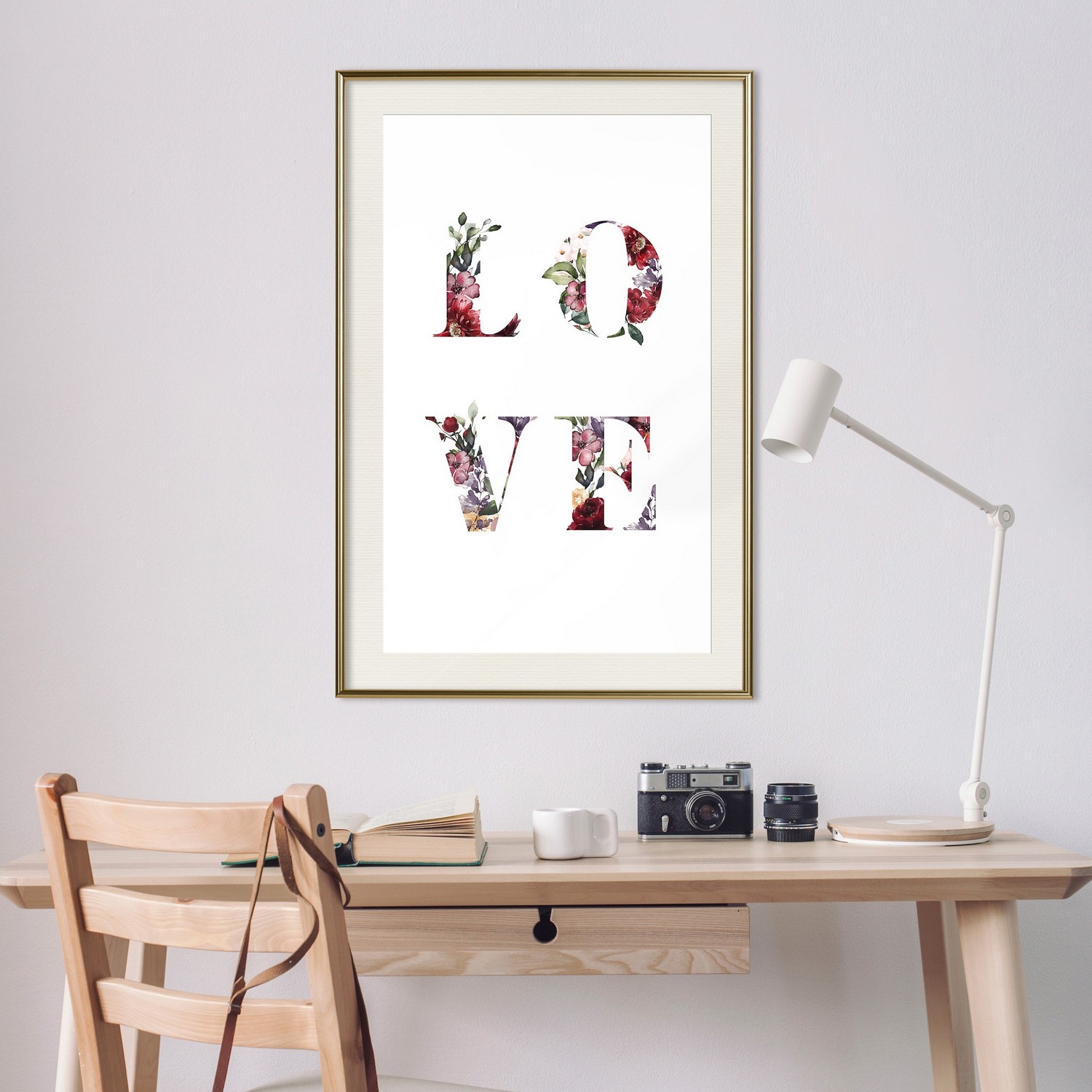 Poster Artgeist Affisch Love in Flowers