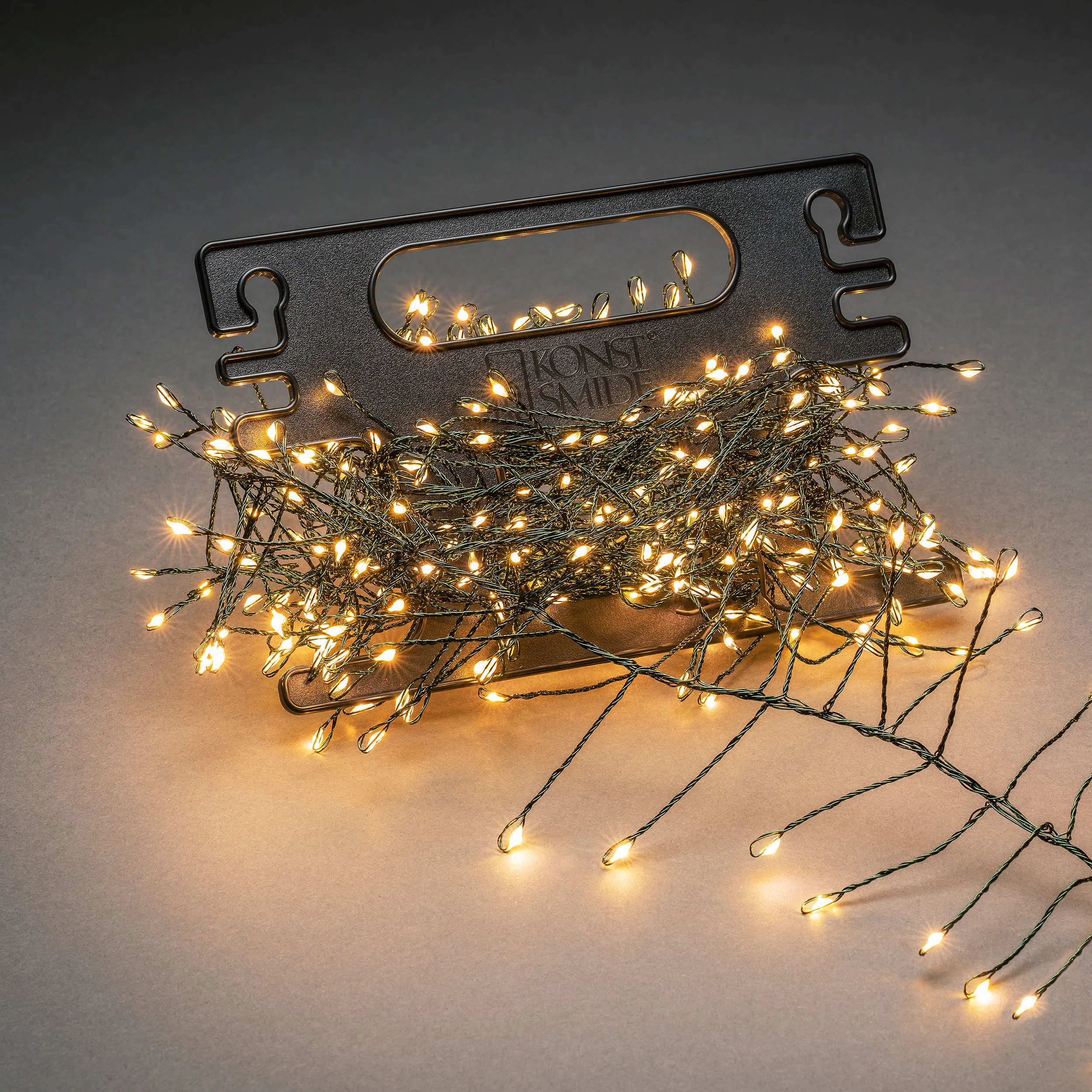 Clusterslinga 400 amb micro LED grön kbl m.sladdv. 12V/IP44 Grön
