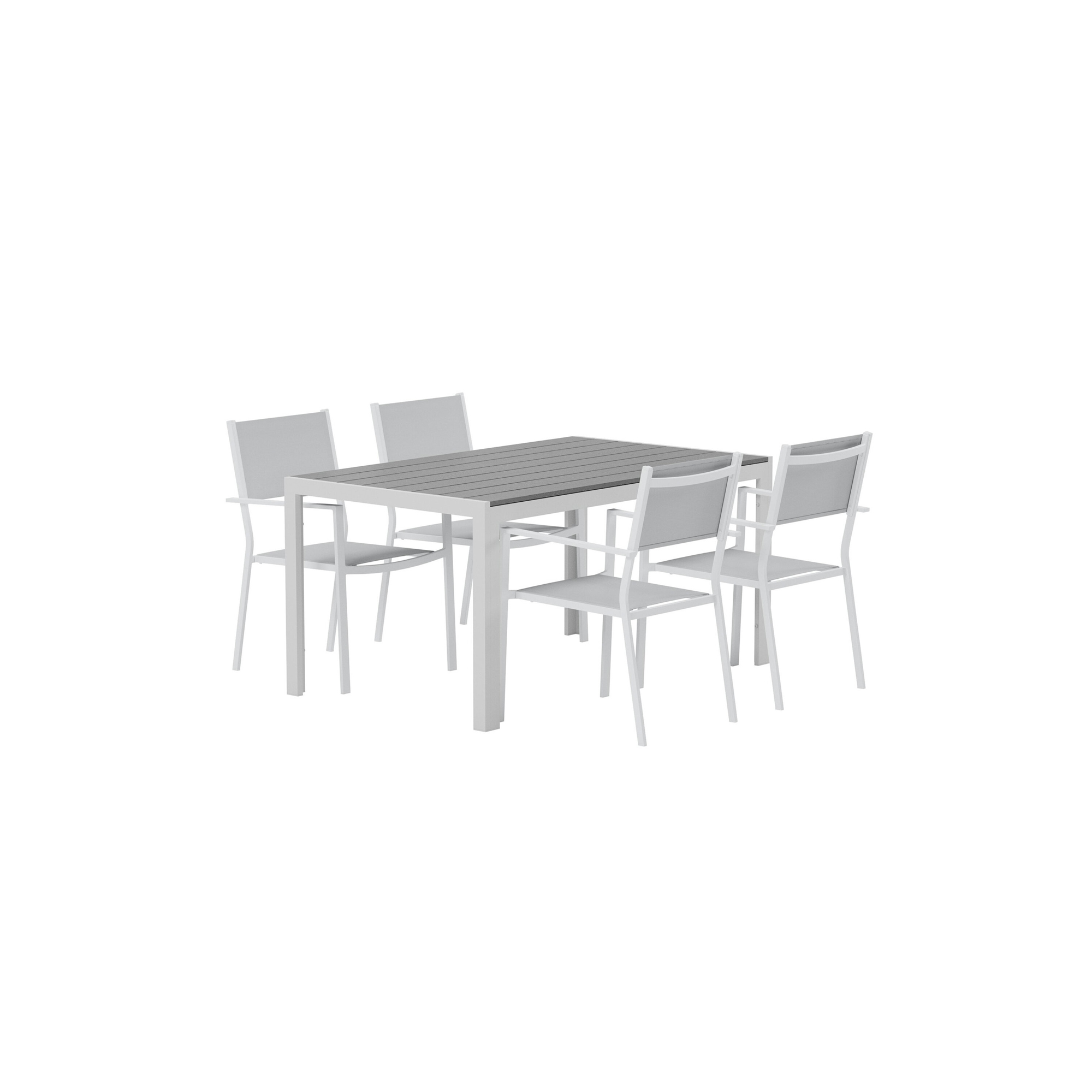 Matgrupp Utomhus Venture Home Break 90x150 cm med 4 st Copacabana Trädgårdsstolar