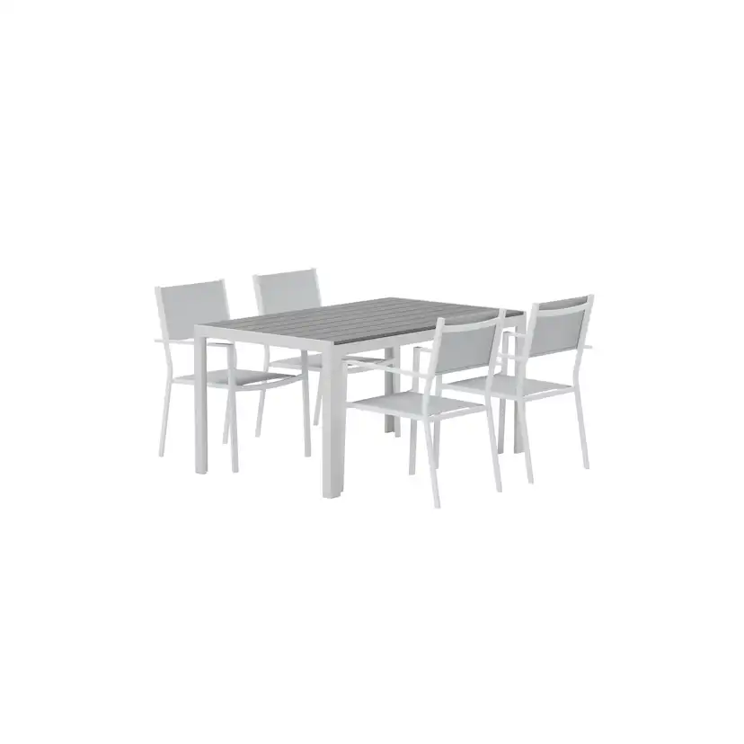 Matgrupp Utomhus Venture Home Break 90x150 cm med 4 st Copacabana Trädgårdsstolar