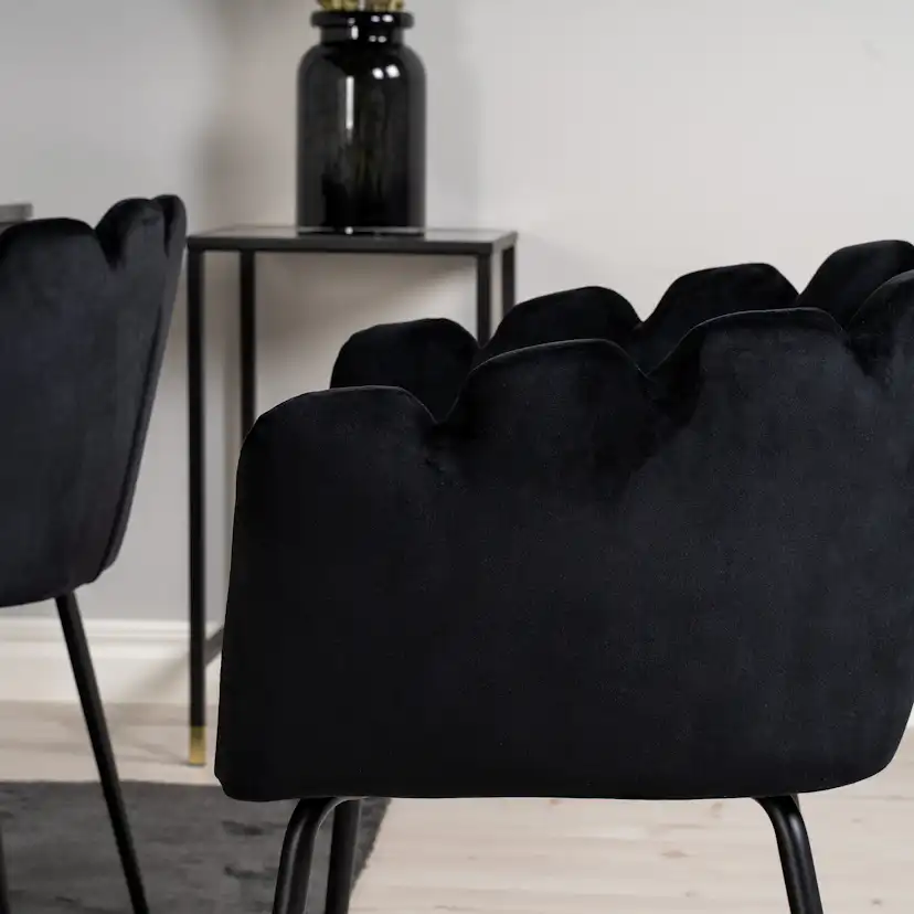 Matgrupp Venture Home Estelle med 4 Limhamn Rektangulär Stolar