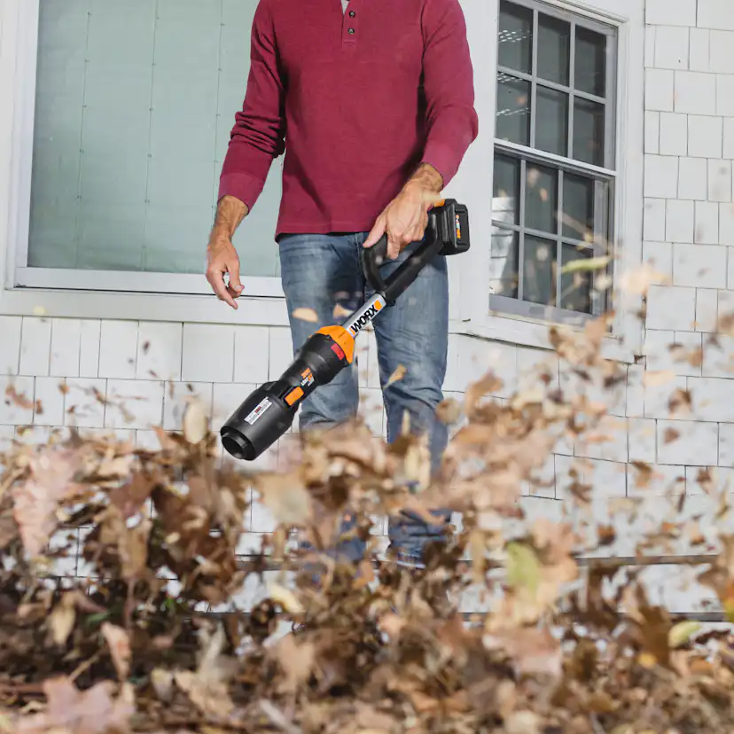 Lövblås Worx WG543E utan Batteri