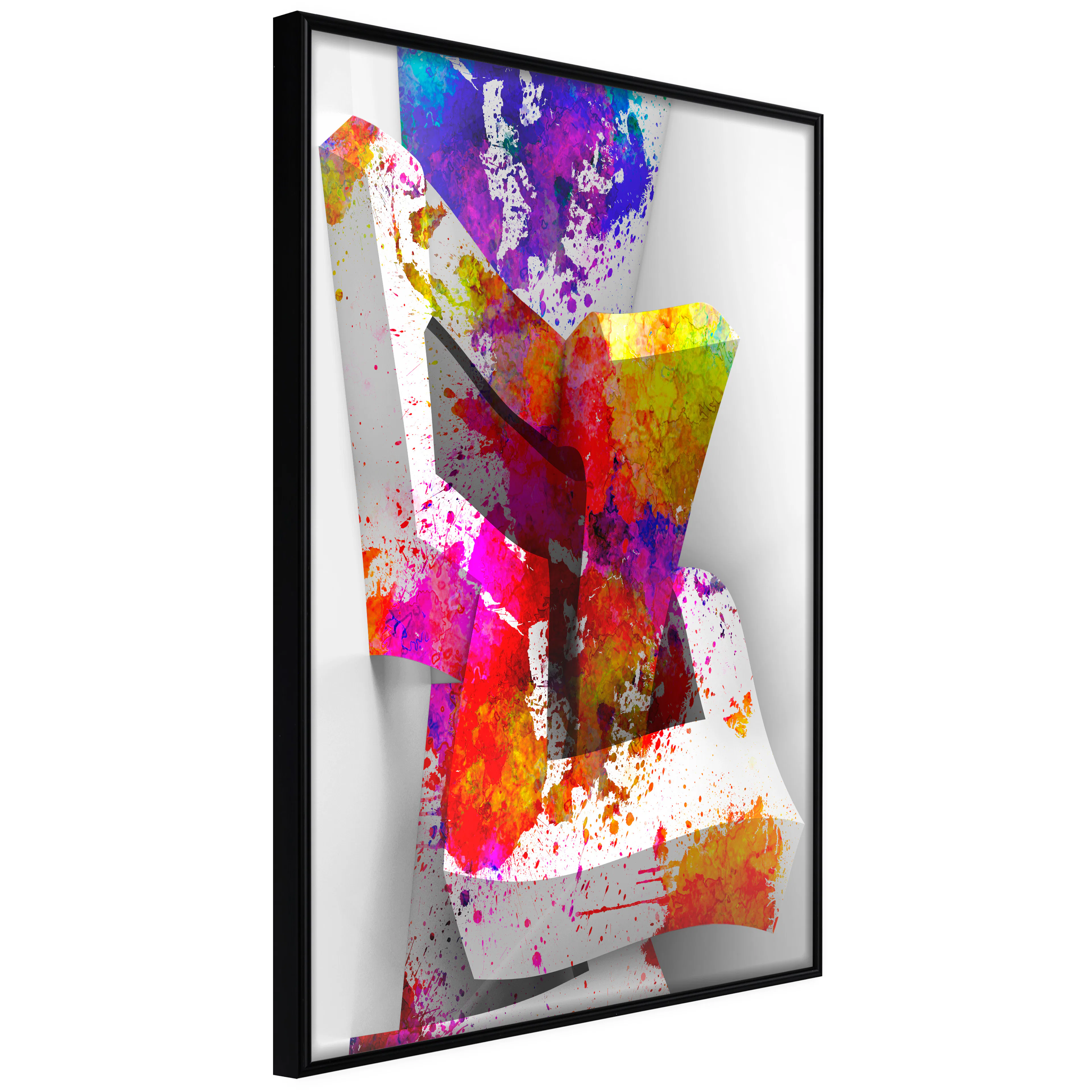 Affisch - Three-dimensional Shapes [Poster] 40x60 Svart ram, 40x60 cm