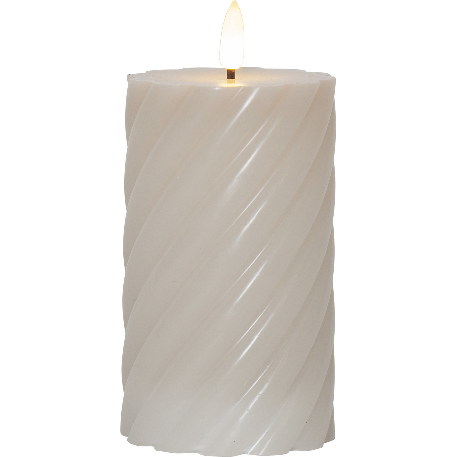 Blockljus Star Trading Flamme Swirl LED