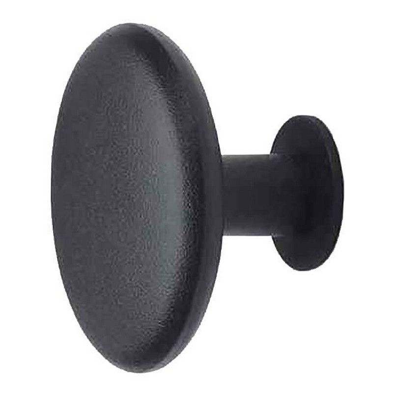 KLÄDHÄNGARE RUND SVART Ø90MM Svart, Ø90 mm