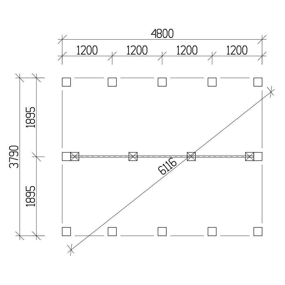 Attefallshus Vibostugan Njuta Funkis 20-2 19,6 m² Trähus