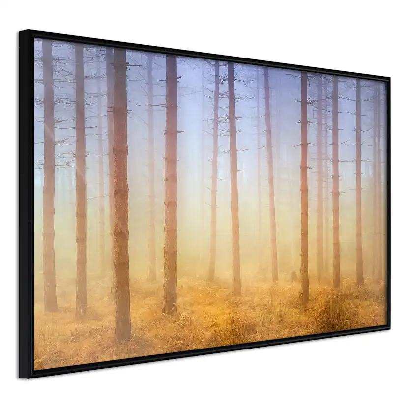 Poster Artgeist Affisch Foggy Forest
