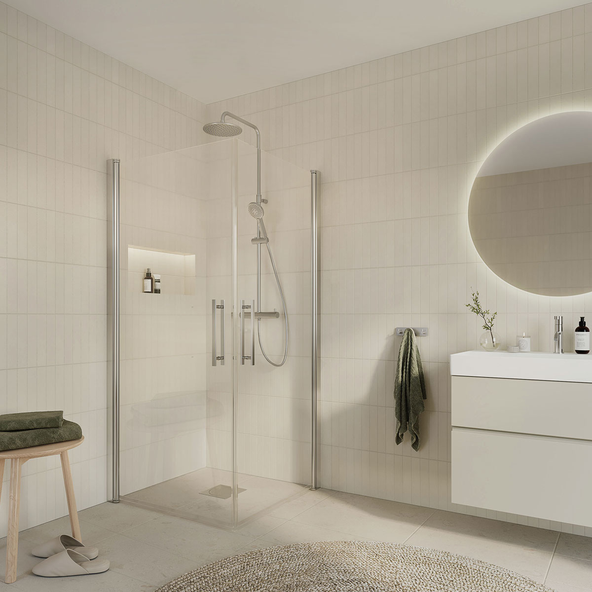 Duschhörn Arrow Corner Klarglas