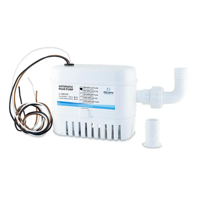 Länspump Albin Group Marine Automatisk 500 GPH 12V