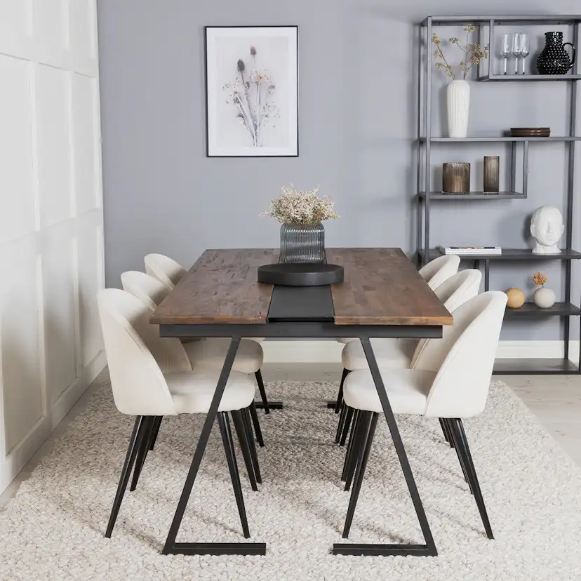 Matgrupp Venture Home Jane med 6 Valentina Stolar Manchester