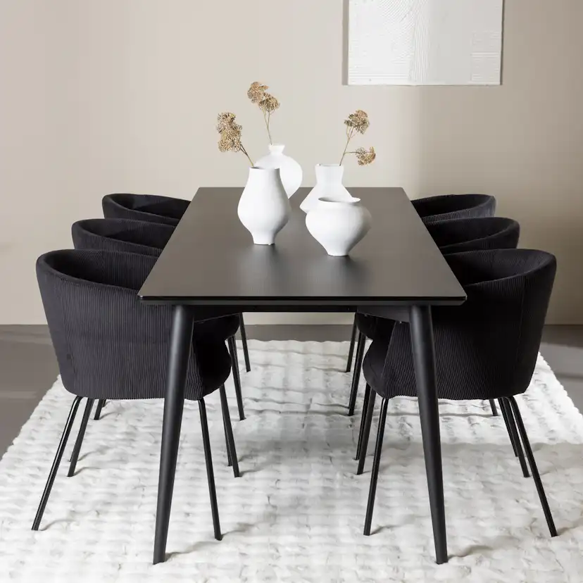 Matgrupp Venture Home Ellis 230 med 6 st Berit Stolar