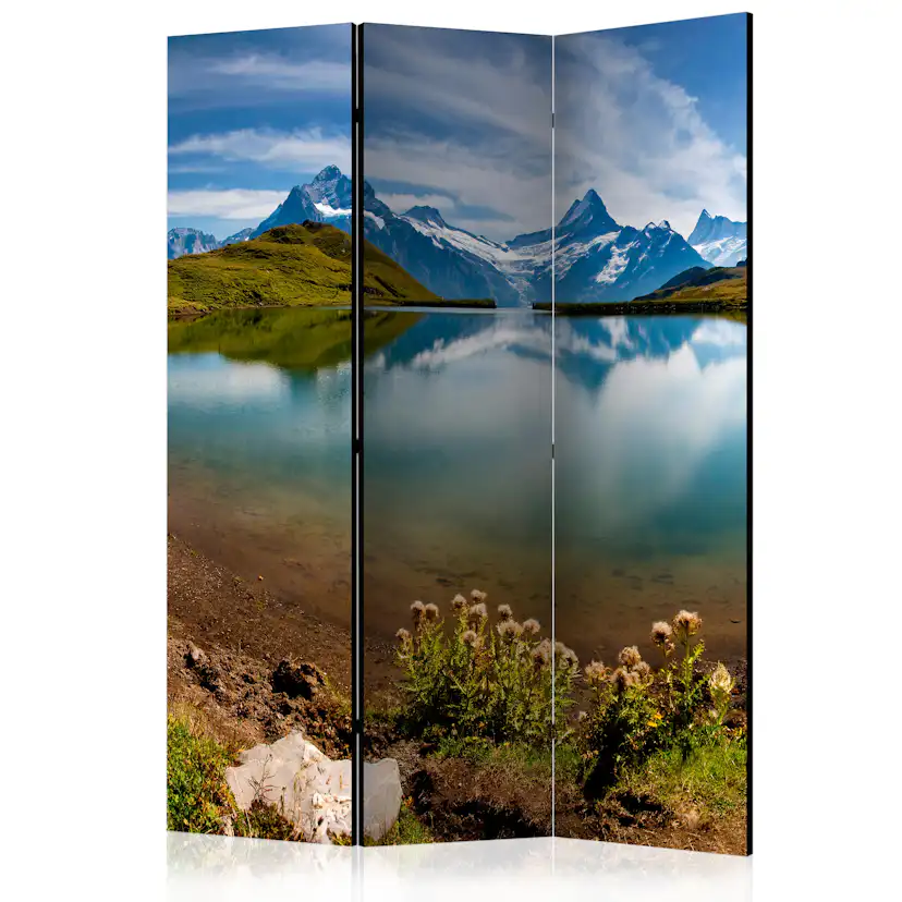 Rumsavdelare Arkiio Lake With Mountain Reflection Switzerland 135x172 cm