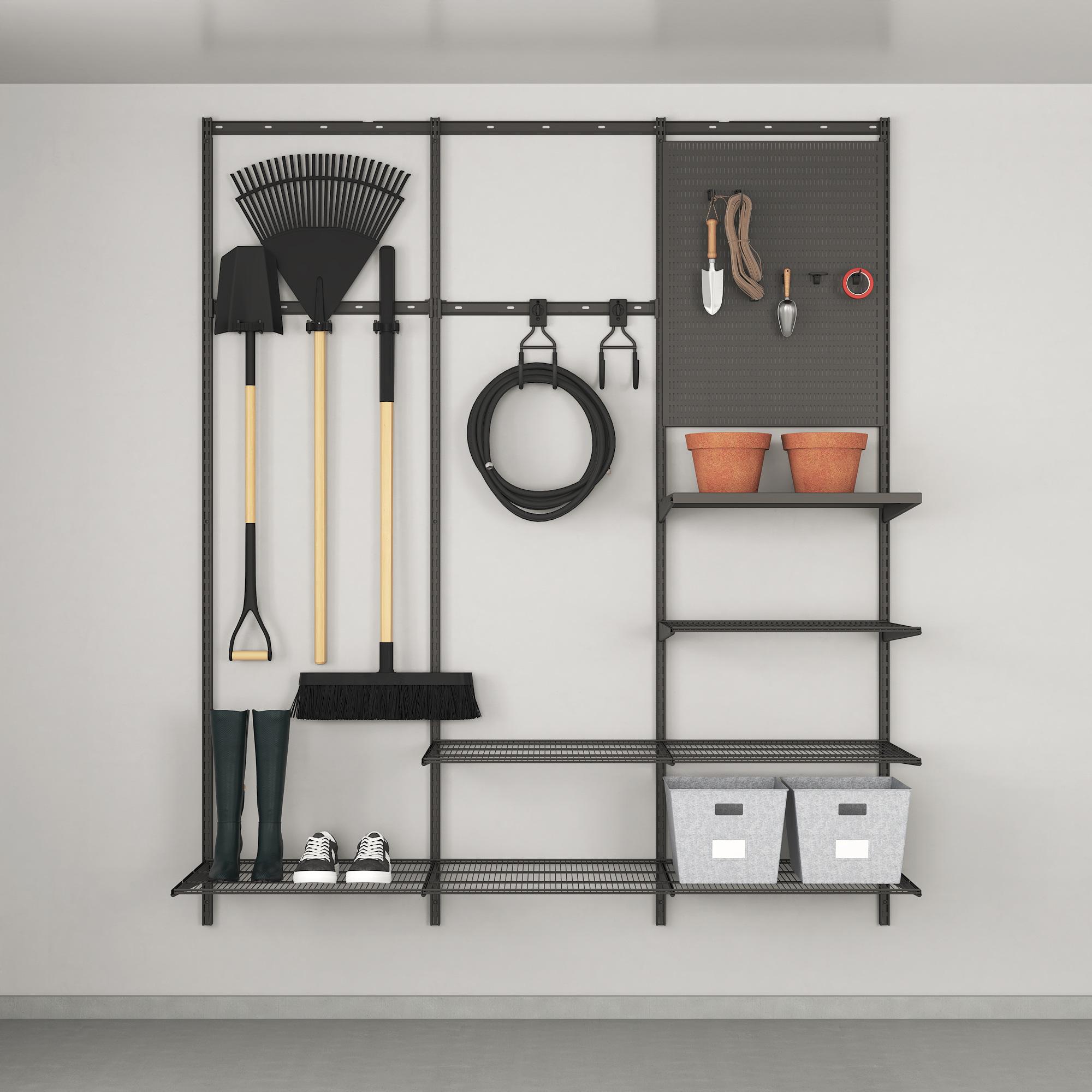 Trädgårdsförvaring Elfa Ready Solution 1 Garage+ B: 1855 mm