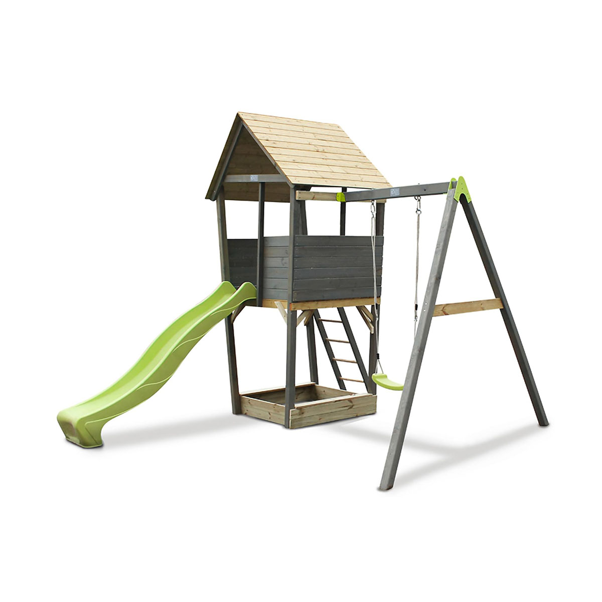 Lektorn Exit Toys med Rutschbana och Gunga