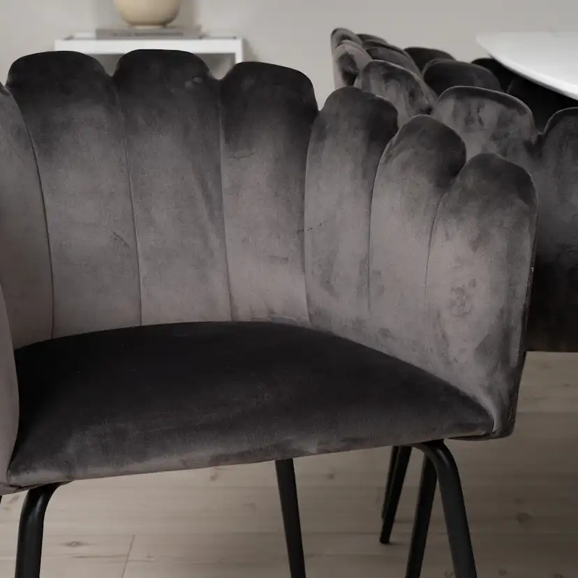 Matgrupp furniture/fashion Poker med 6 Limhamn Stolar