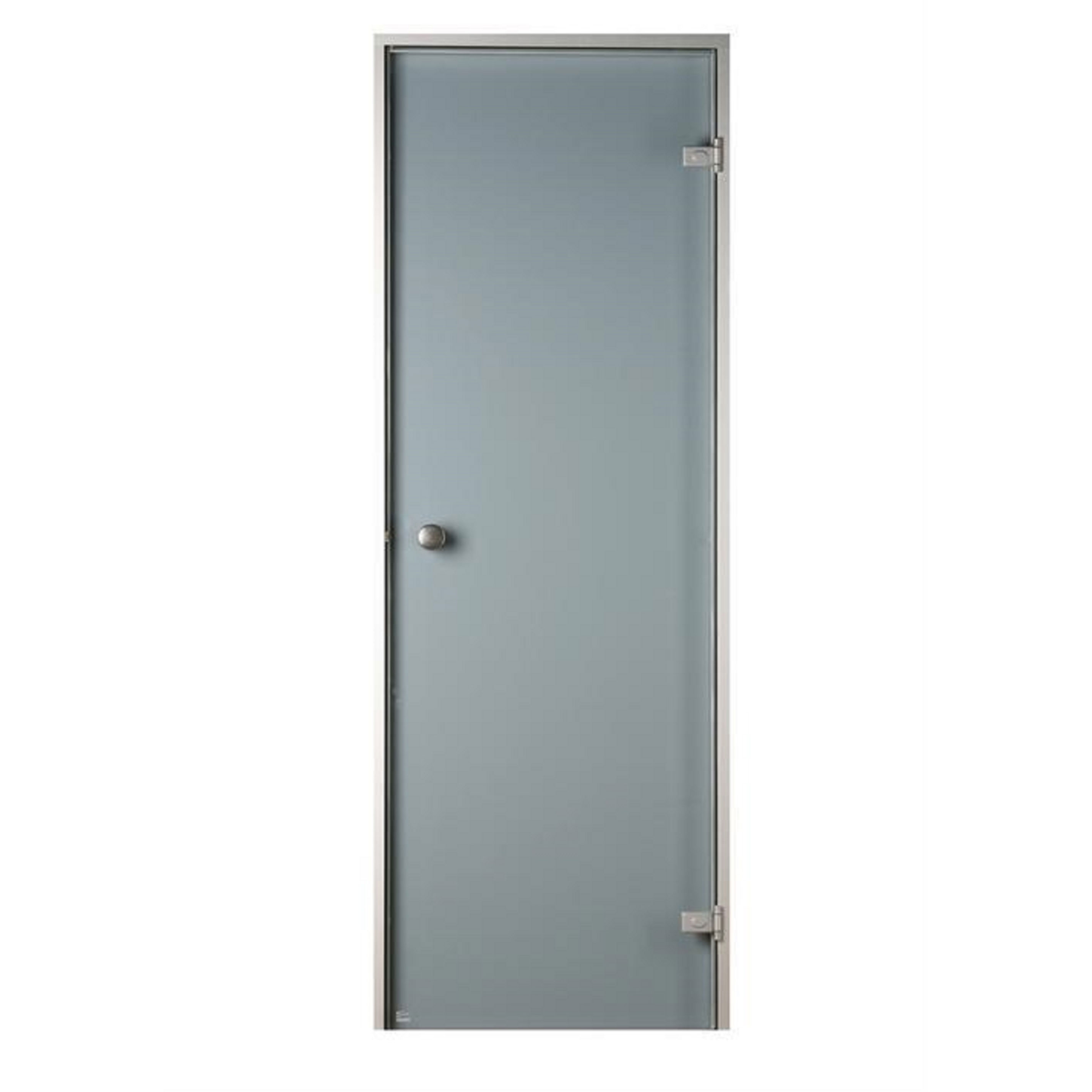 Bastudörr Sauna Sweden Aluminium Grå