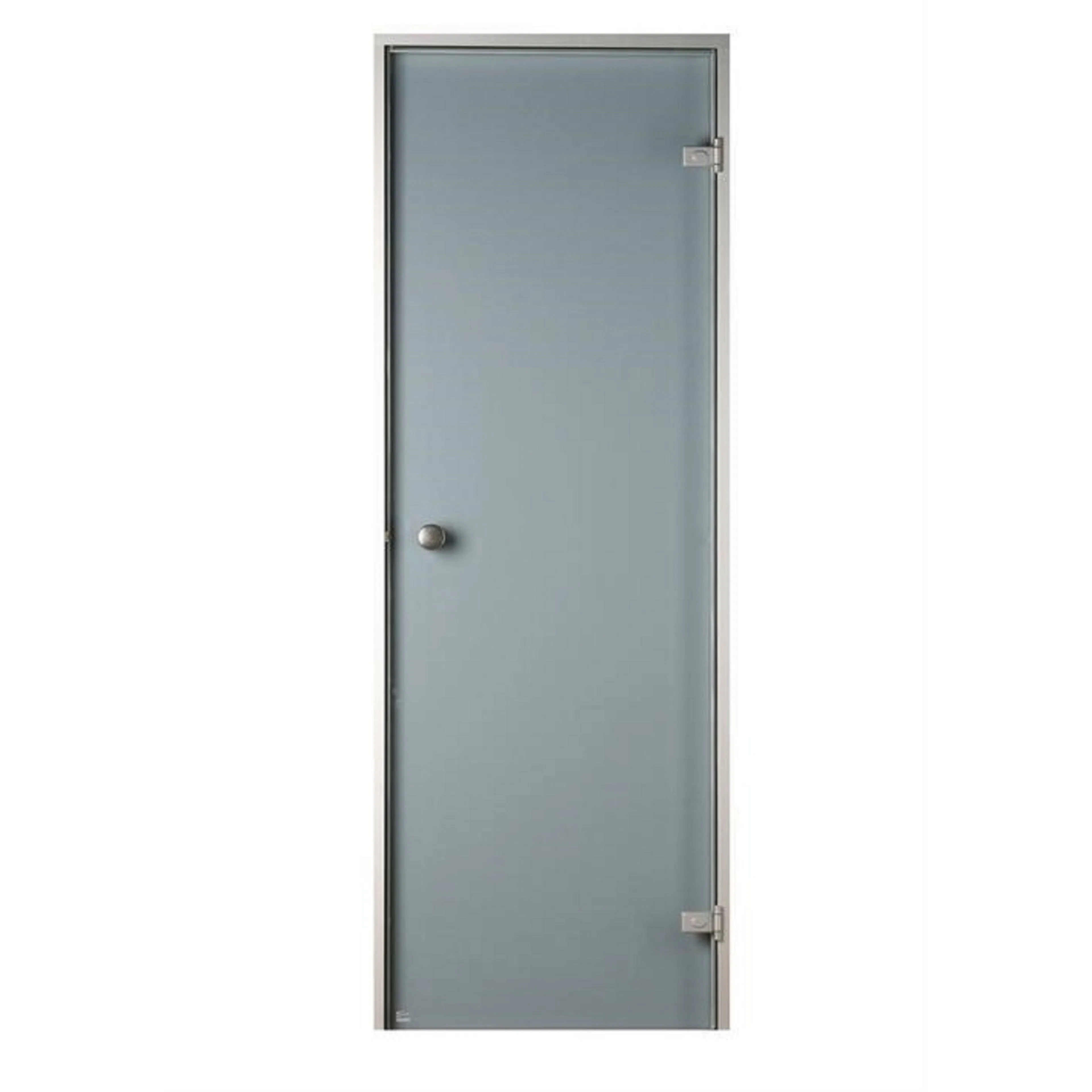 Bastudörr Sauna Sweden Aluminium Grå